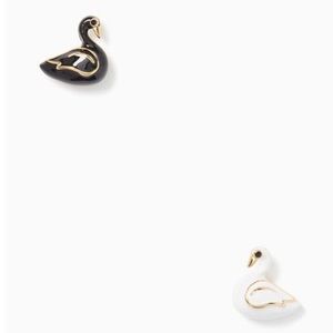 Kate Spade on pointe swan stud earrings